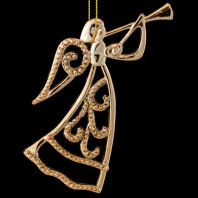 Украшение ErichKrause Ангел с трубой 11см Украшение ErichKrause Ангел с трубой 11см