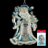 Украшение ErichKrause Decor Дед Мороз ледяной 17см
