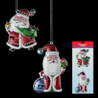 Набор ErichKrause Decor 2 украшения Дед Мороз 12см Набор ErichKrause Decor 2 украшения Дед Мороз 12см