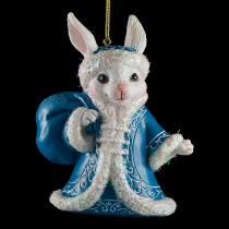 Украшение ErichKrause Decor Заяц Дед Мороз 11см