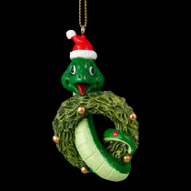 Украшение ErichKrause Decor Змейка с венком 8.5см