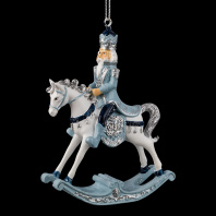 Украшение ErichKrause Decor Волшебник на лошадке-качалке 10см