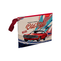 Папка текстильная на молнии ErichKrause Vintage Car, A5+