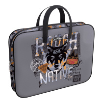 Папка текстильная на молнии ErichKrause® с ручками Rough Native, A4+