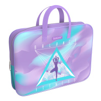 Папка текстильная на молнии ErichKrause с ручками Meditation, A4+