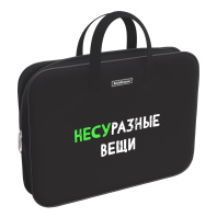 Папка текстильная на молнии ErichKrause с ручками Different Things, A4+ Папка текстильная на молнии ErichKrause с ручками Different Things, A4+