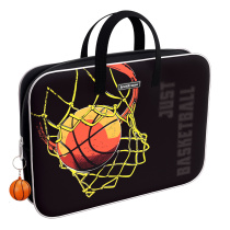 Папка текстильная на молнии ErichKrause с ручками Basketball, A4+
