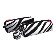 Пенал квадро ErichKrause 210x70x70мм Fluffy Zebra