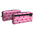 Пенал квадро с двумя отделениями ErichKrause 210x100x50мм Pink Vibe