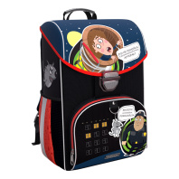 Ученический ранец с грудной перемычкой ErichKrause ErgoLine® 15L Приключения Пети и Волка (Погоня)