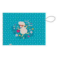 Подкладка настольная текстильная ErichKrause Flower Sheep, A3+