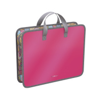 Папка пластиковая для творчества ErichKrause Glossy Bubble Gum, арома, A4+, розовый (в пакете по 1 шт.)